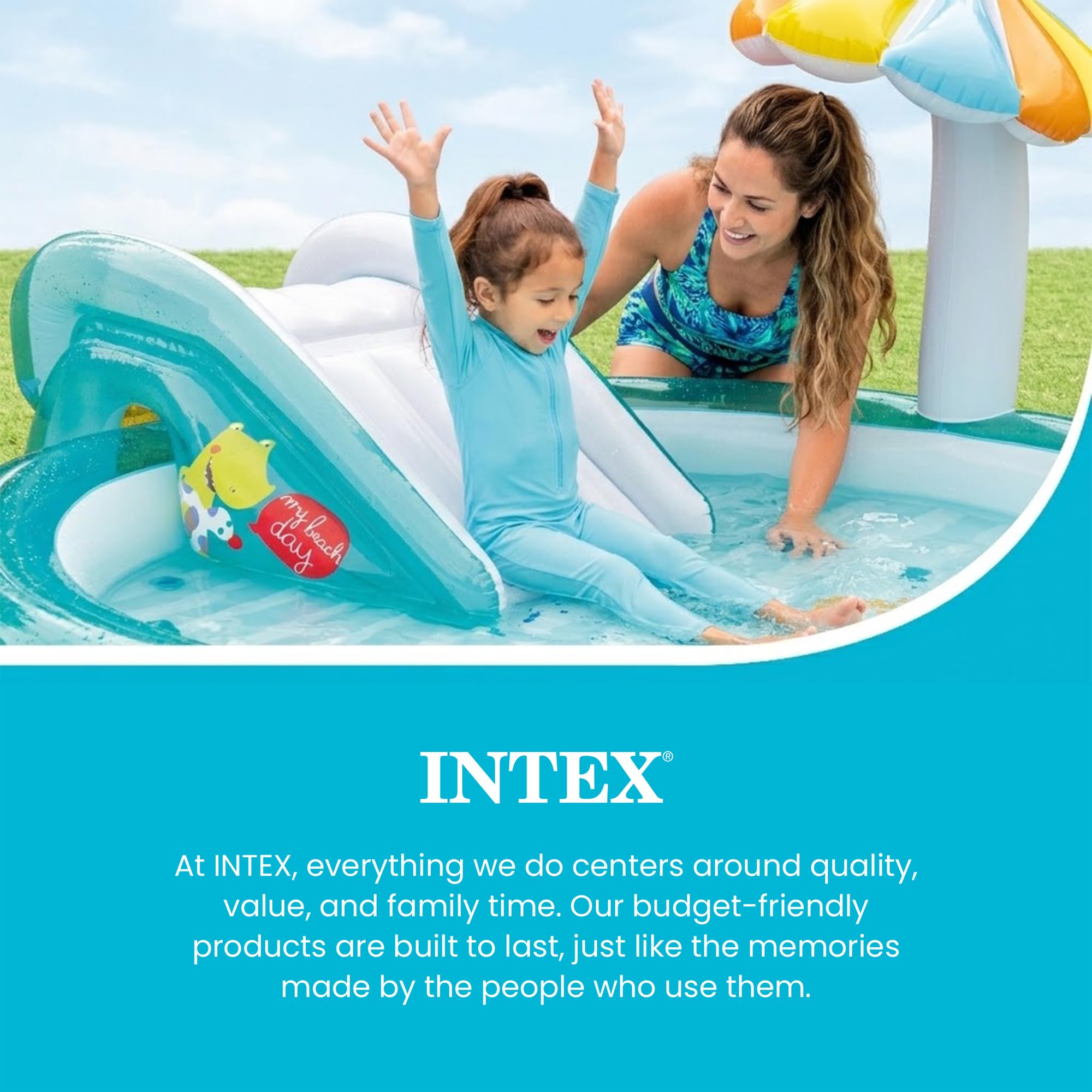 Amazon.co.jp: INTEX Gator 空気注入式水泳センター&子供用プール 屋外